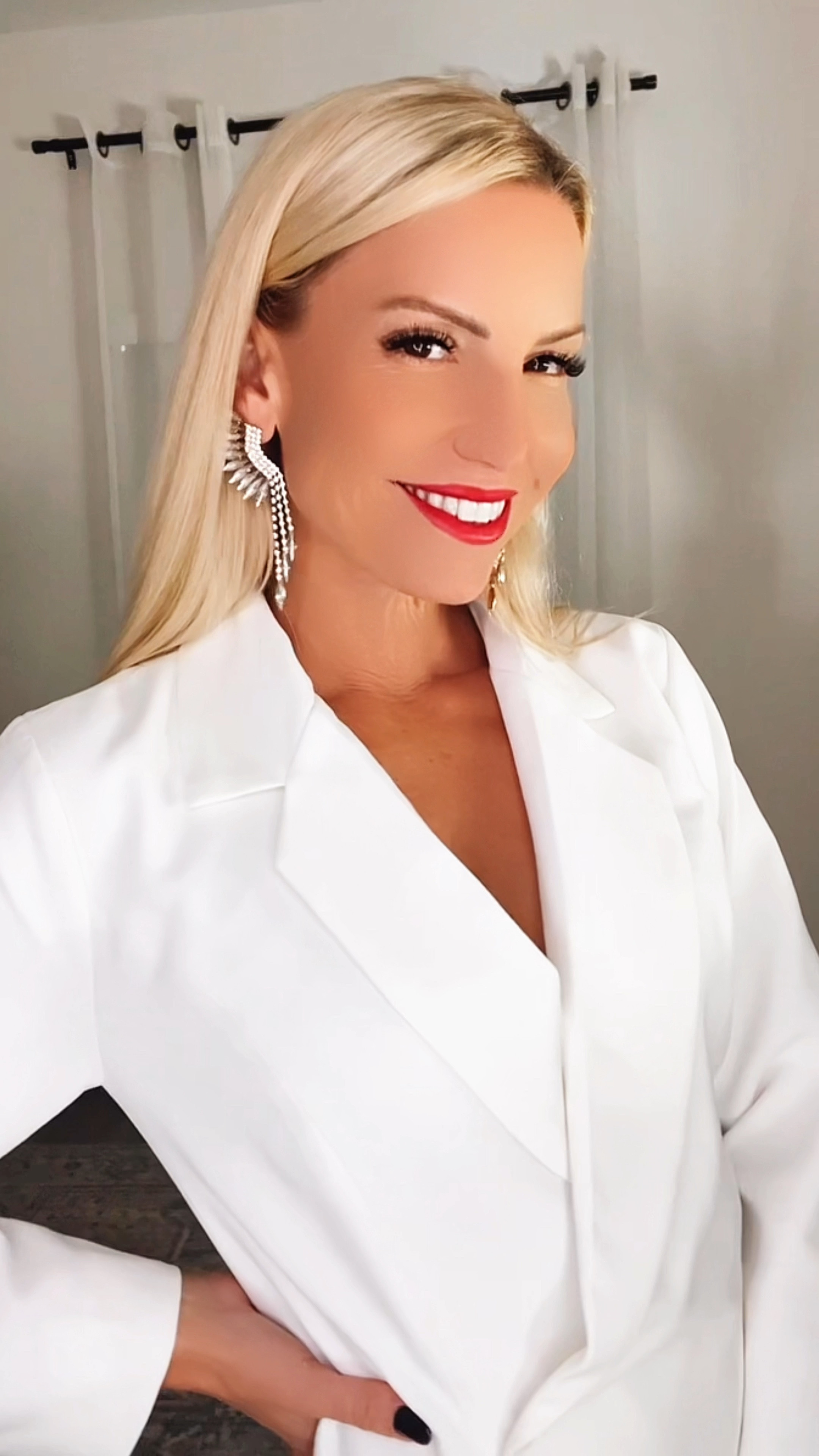 Shine bright this holiday season 🤍✨
This white blazer dress from Revolve is $88! I’m wearing a small but bought it before I lost weight so I could have probably done XS. 

Revolve, holiday outfit, date night outfit, Christmas outfit, party dress, cocktail dress, white blazer dress 

#LTKCyberWeek #LTKParties #LTKHoliday
