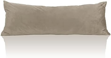 StangH Camel Beige Body Pillow Cover, Super Soft Velvet Case 20 x 54 Pregnancy Body Pillow Nurser... | Amazon (US)