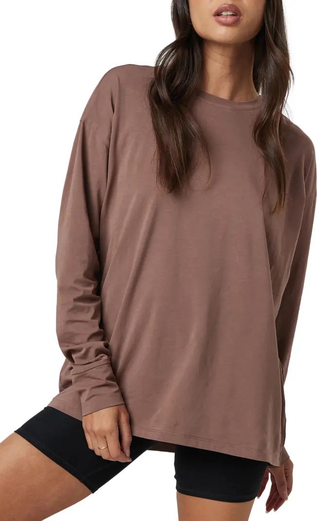 Feather Long Sleeve T-Shirt | Nordstrom