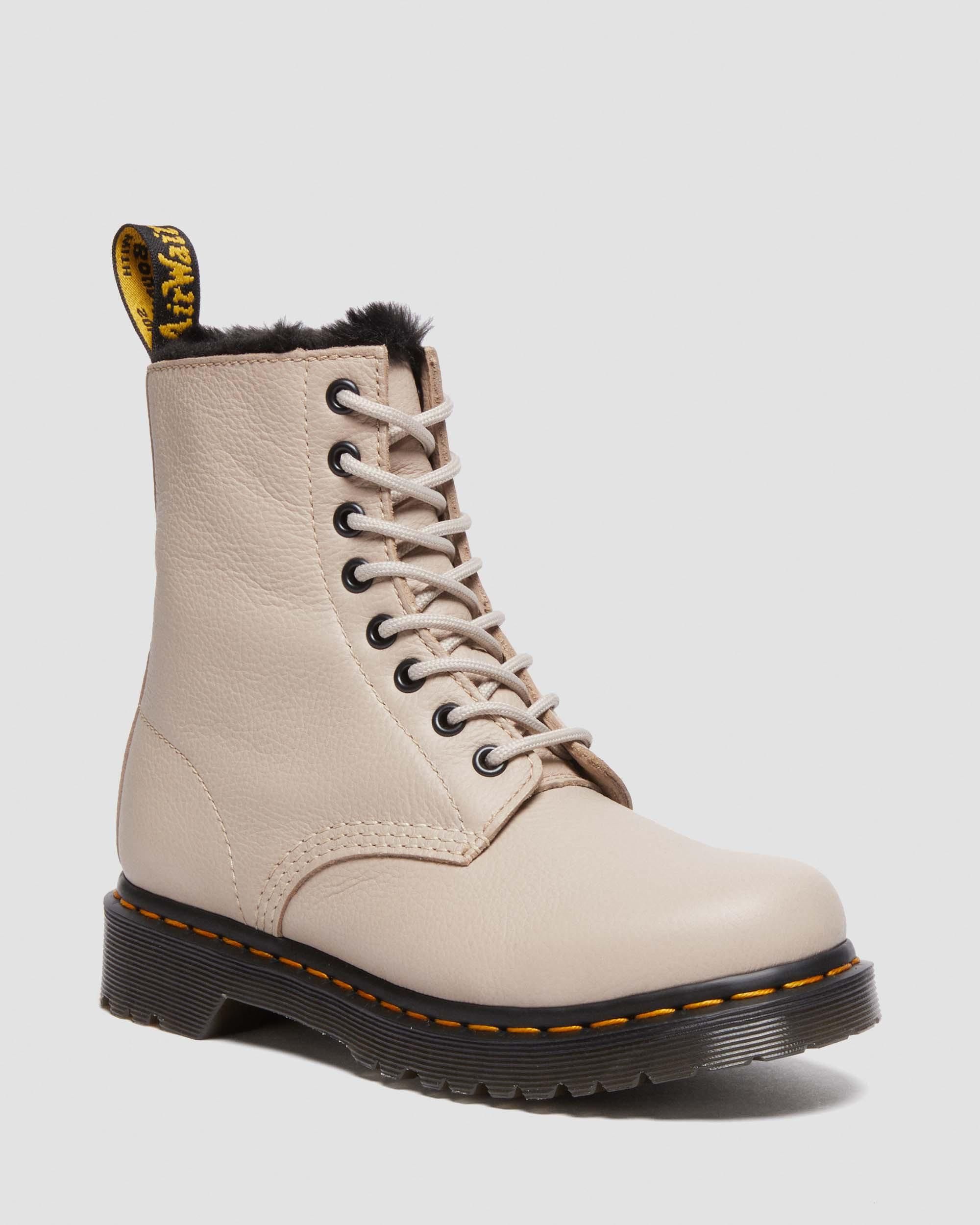 1460 Serena Faux Fur Lined Virginia Lace Up Boots | Dr. Martens