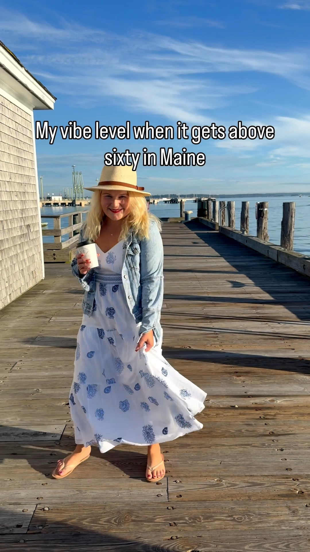 Bring out the bikinis, dresses, and sandals.🌞*

*and yes I am ignoring the fact that temps go down tomorrow, and possibility of that s word on Friday😅

#springinnewengland #maine #mainer #falsespring

#LTKstorytime #LTKPetite #LTKselfcare