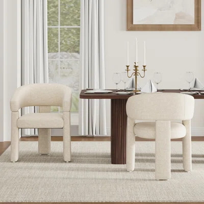 Upholstered Barrel Dining Arm Chair | Wayfair North America
