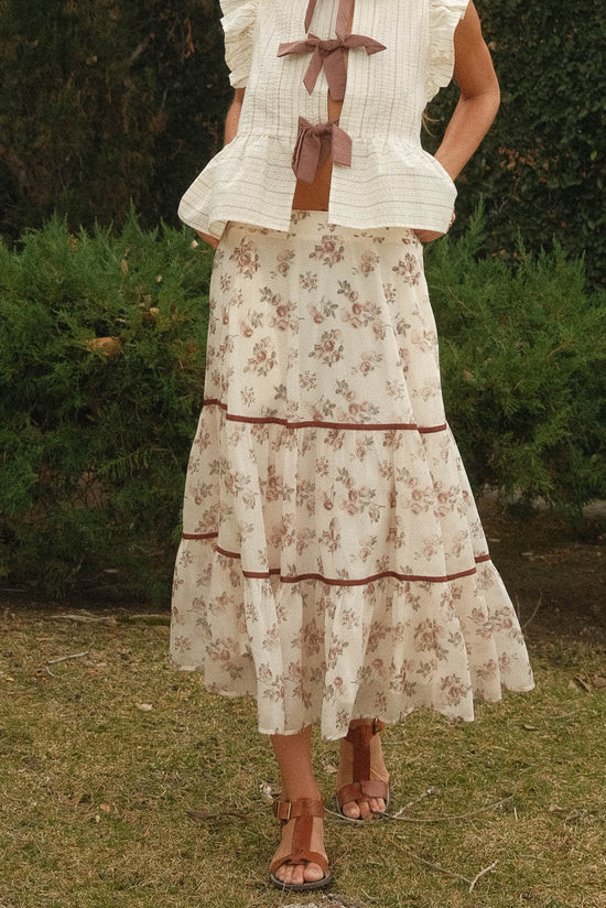 Inara Floral Midi Skirt | Böhme US