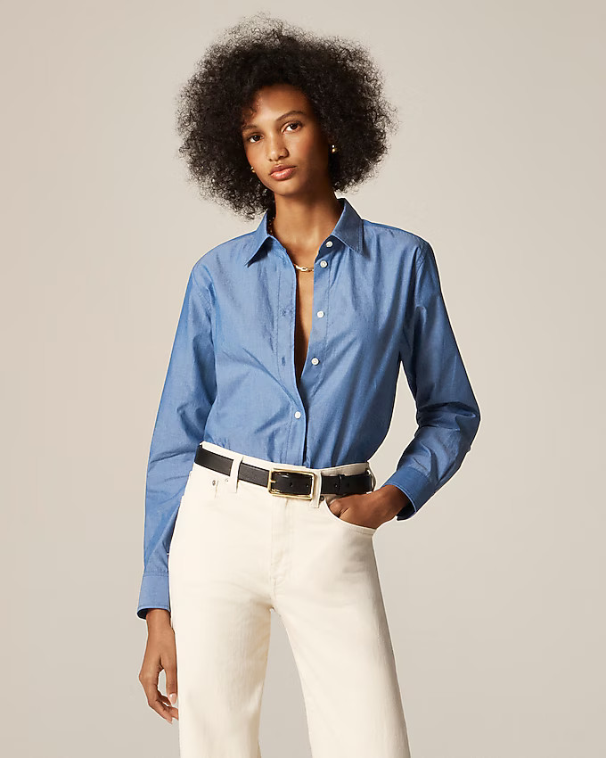 Jules classic-fit shirt in cotton poplin | J. Crew US