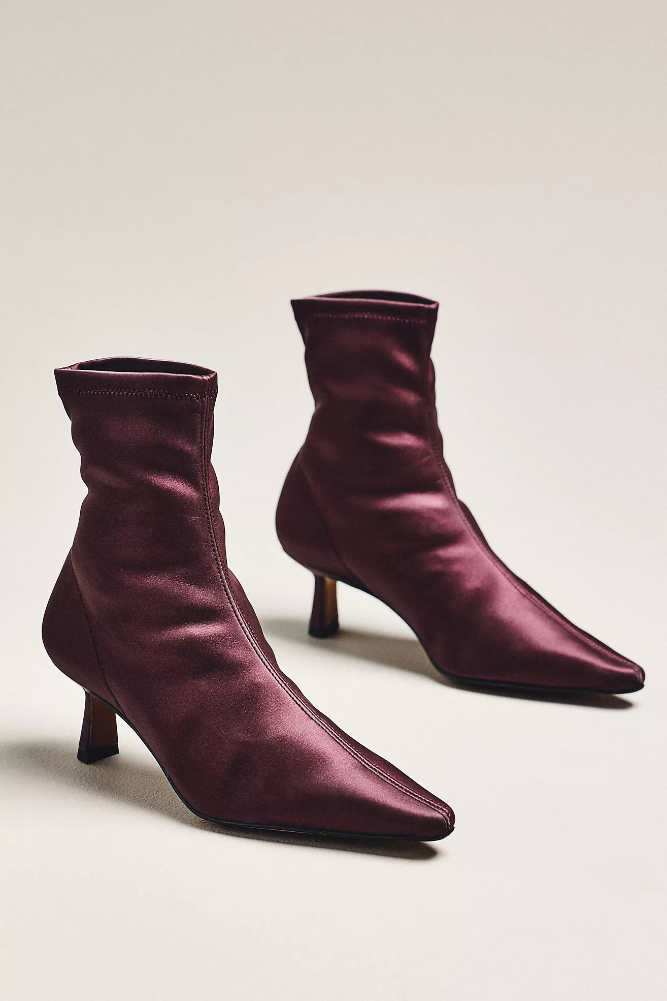 Angel Alarcon Pointed-Toe Kitten-Heel Boots | Anthropologie (US)