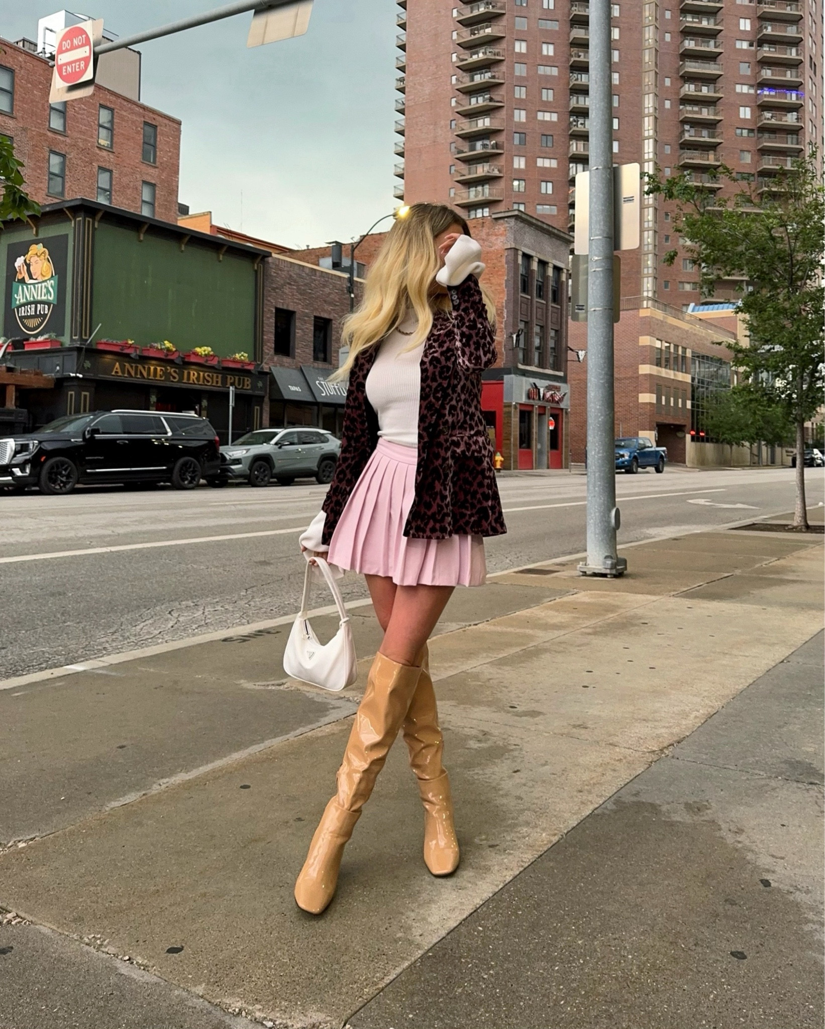 Stepping into spring with business blazers, girly short skirts, && patent knee high boots 🌸

#LTKstyletip #LTKfindsunder50 #LTKfindsunder100