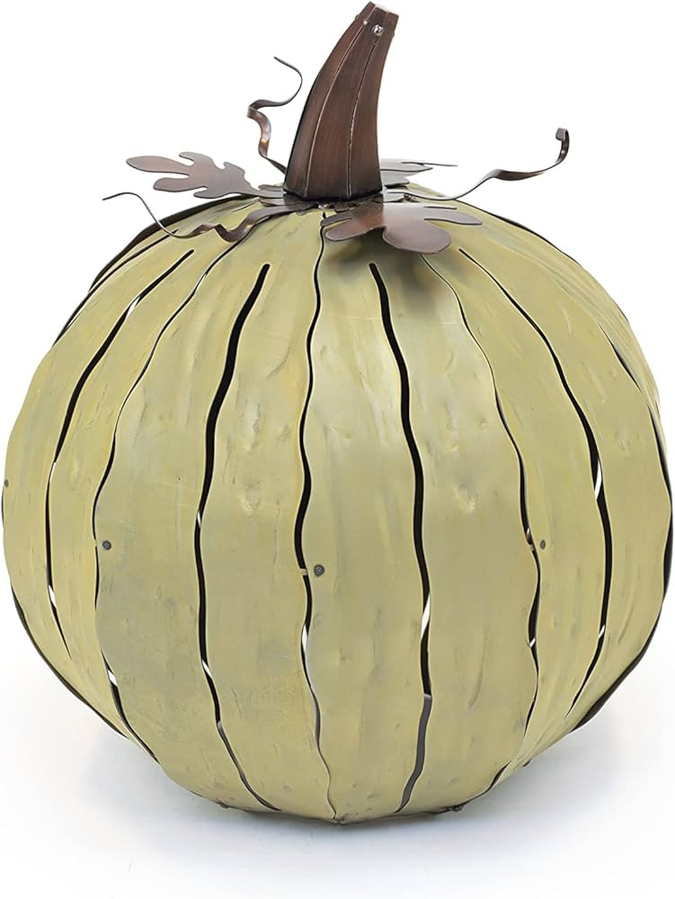 Desert Steel Pumpkin Luminary (Patina) | Amazon (US)