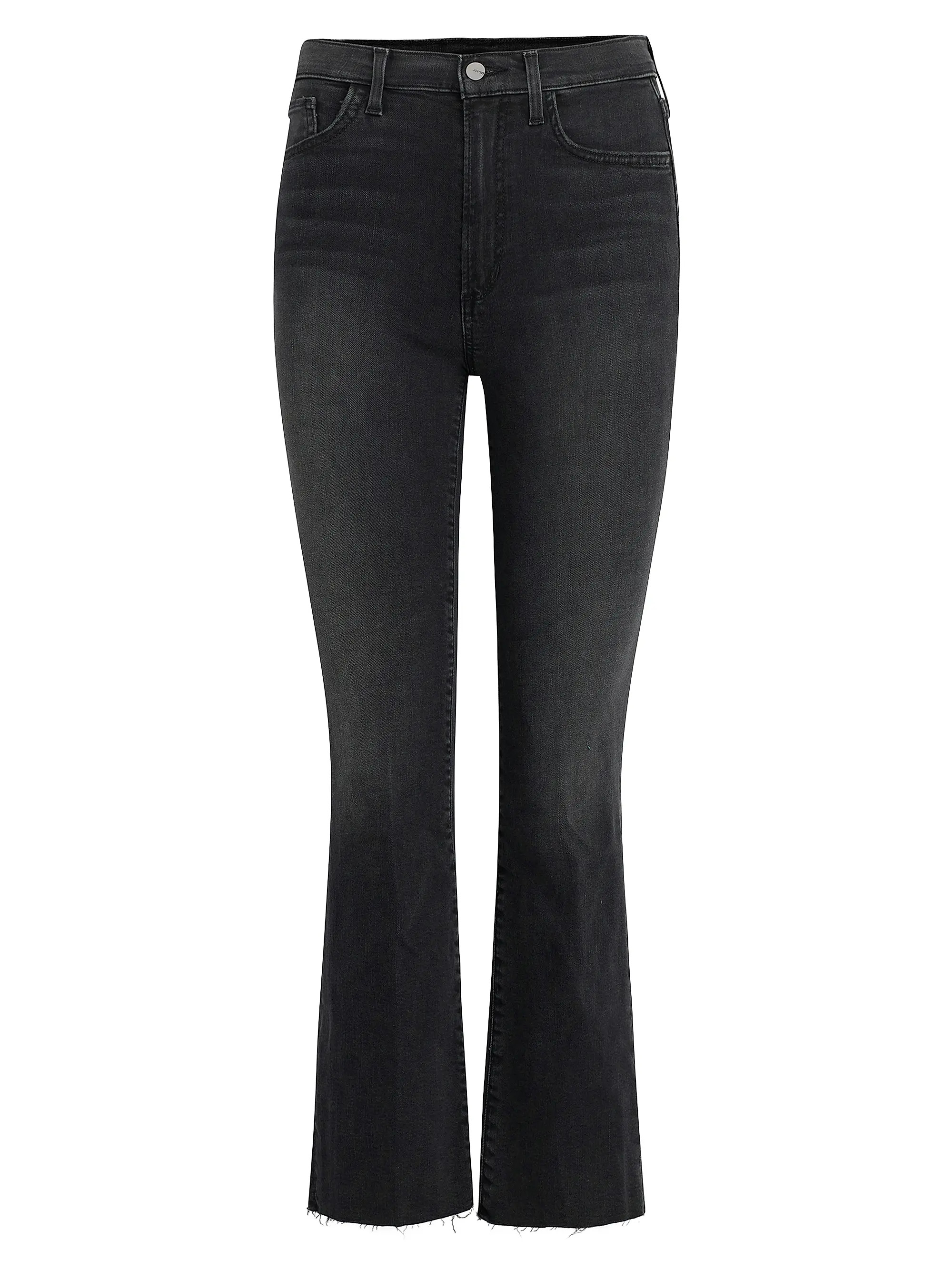 The Callie Mid-Rise Stretch Slim Raw-Hem Jeans | Saks Fifth Avenue