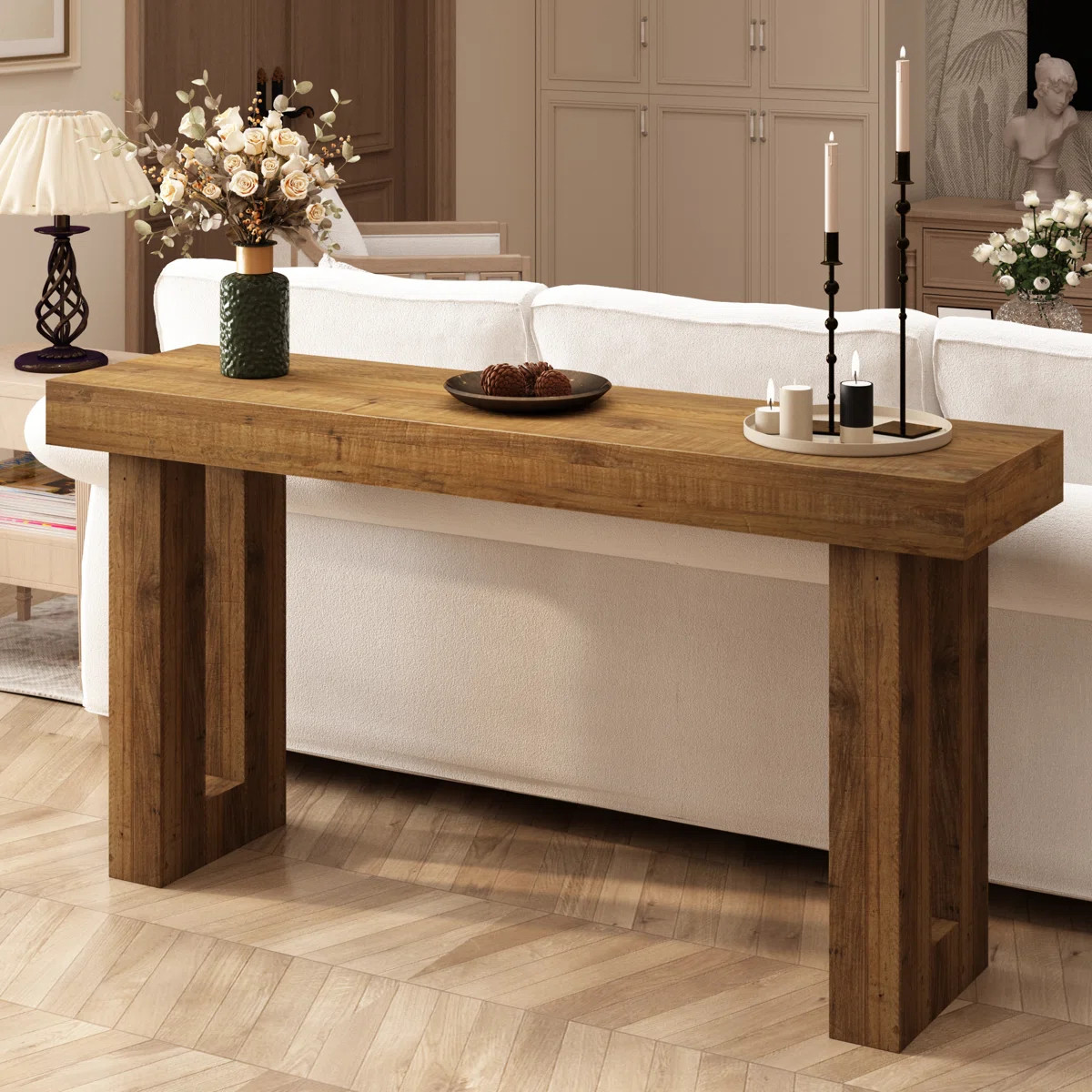 59'' Solid Reclaimed Wood Console Table | Wayfair North America