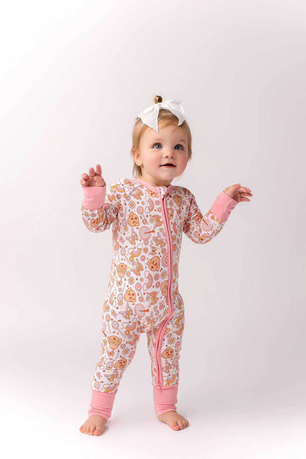 Girls Just Wanna Have Fun Zipper Romper Jammers x Karissa Abbott | In My Jammers