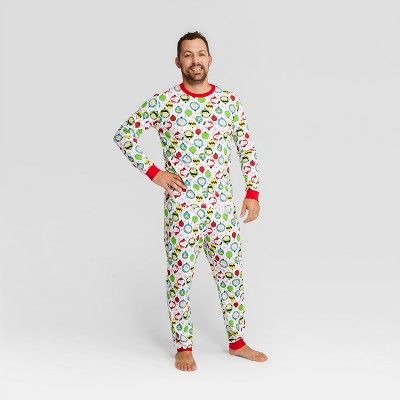 Peanuts Men's Holiday Pajama Set - White | Target