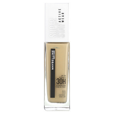 Maybelline, Super Stay, Active Wear Foundation, 118 Light Beige, 1 fl oz (30 ml) | iHerb