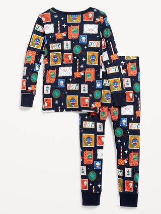 Unisex Snug-Fit Printed Pajama Set for Toddler &amp; Baby | Old Navy (US)