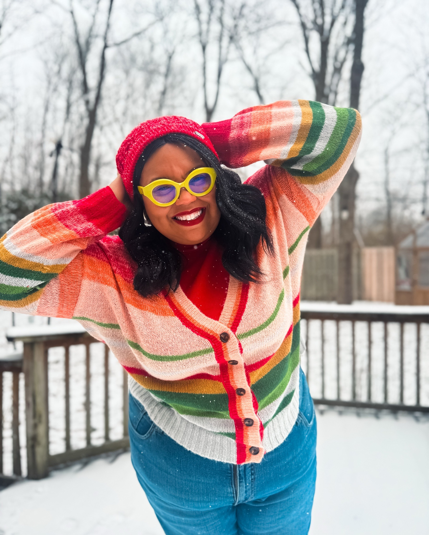 Colorful Winter sweater! 

#LTKHoliday #LTKPlusSize #LTKFindsUnder50