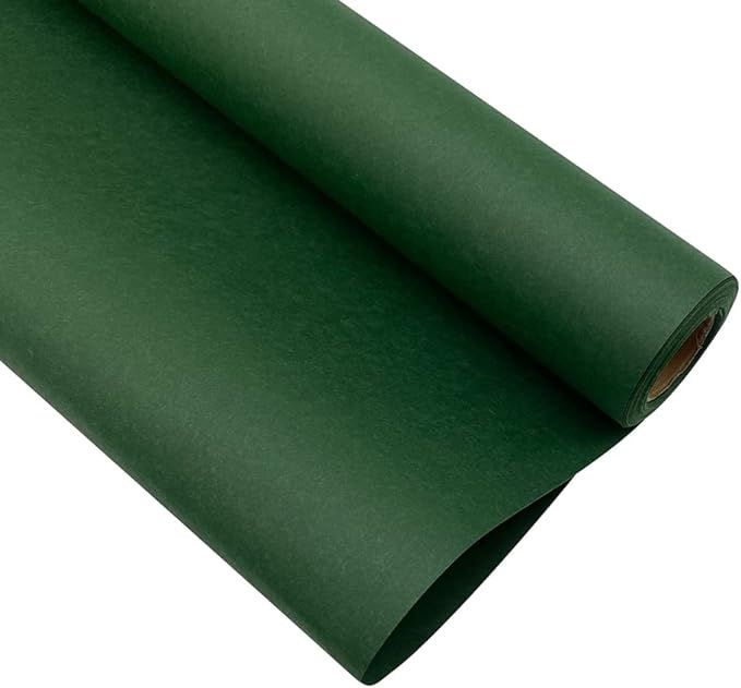 Dark Green Flower Wrapping Kraft Paper Christma Gift Wrapping Paper Rolls, Waterproof Floral Bouq... | Amazon (US)