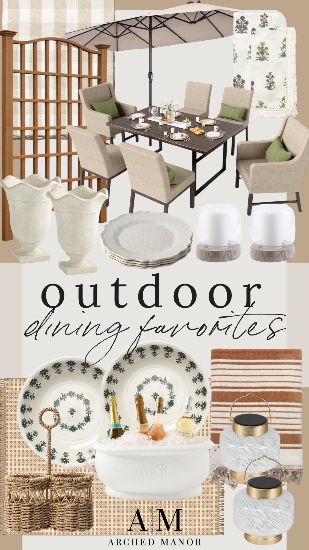Loving these outdoor dining finds. I can’t wait to host friends and eat outside! These platters are particularly pretty. Shop below! 

#LTKSeasonal #LTKHome
