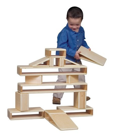 Guidecraft Hollow Building Block Set | zulily