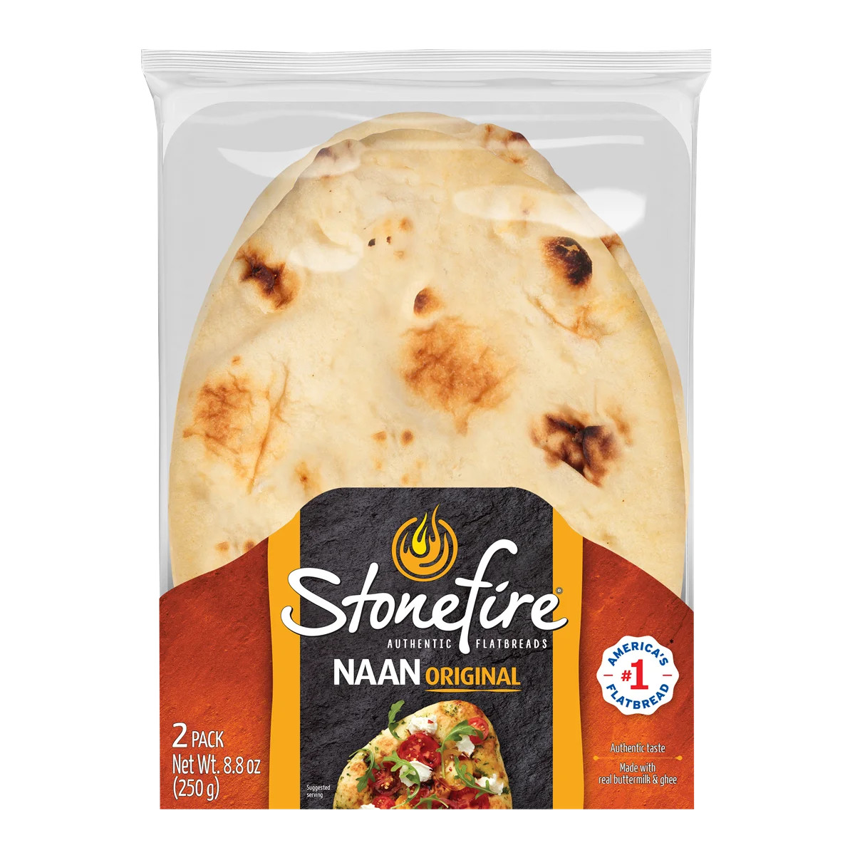 Stonefire® Original Naan, 8.8 oz, 2 Count | Walmart (US)