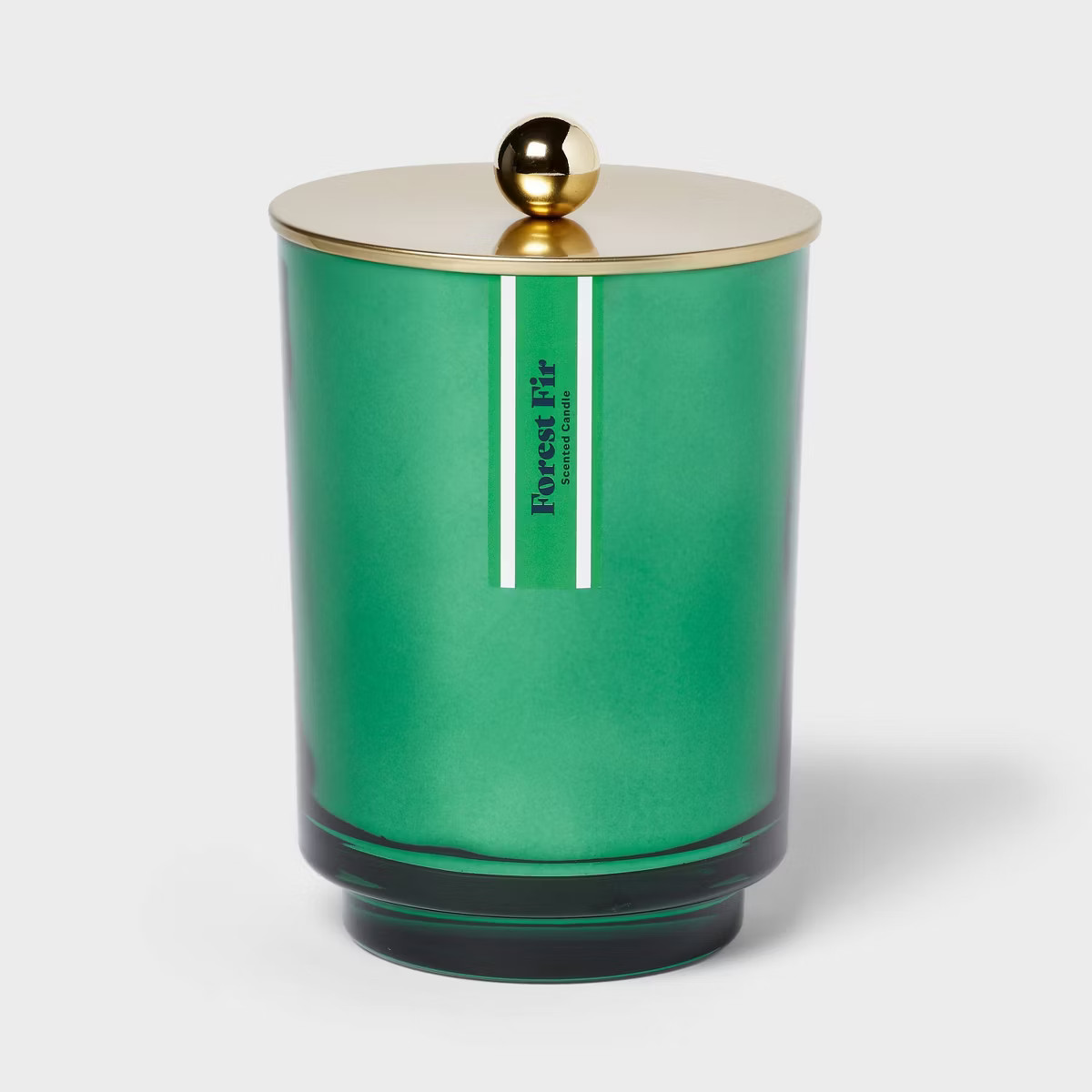2 Wick Lidded Glass Candle Forest Fir 18oz Green - Threshold™ | Target