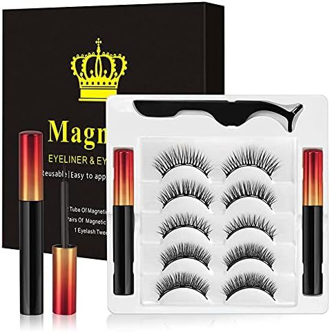 Magnetic Eyelashes. 5 Pairs   | Amazon (UK)