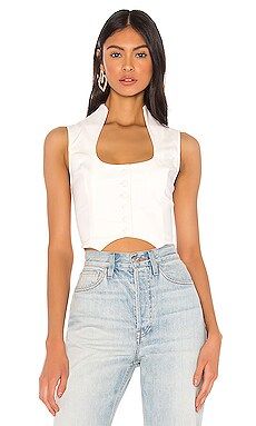 superdown Frasier Top in White from Revolve.com | Revolve Clothing (Global)