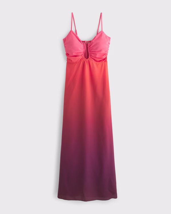 Bra-Free Hardware Maxi Dress | Abercrombie & Fitch (US)