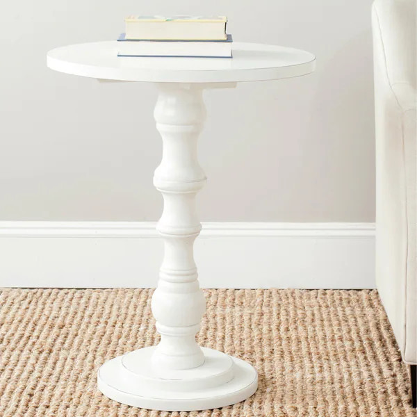 Safavieh Greta Off White Accent Table - 22" x 22" x 28.8" | Bed Bath & Beyond
