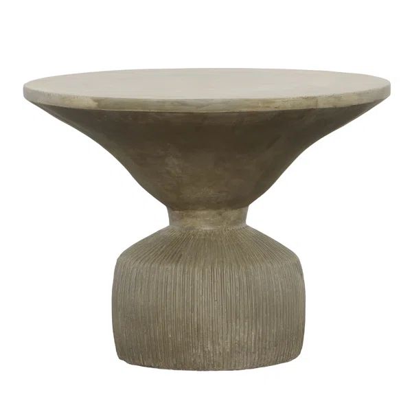 Milena Stone/Concrete Side Table | Wayfair North America
