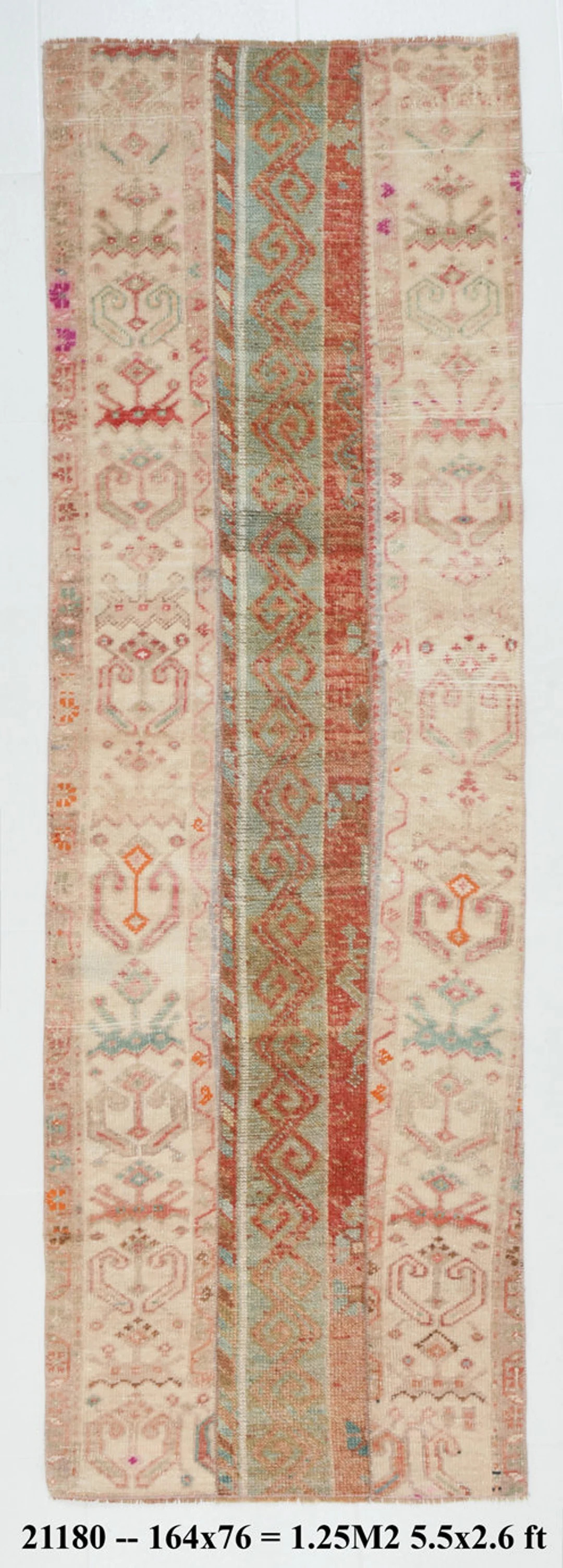 2x7 NARROW TURKISH RUNNER, 2x7, Handmade Vintage Rug, Turkish Runner, Red & Beige Rug, 2x7 Vintag... | Etsy (US)