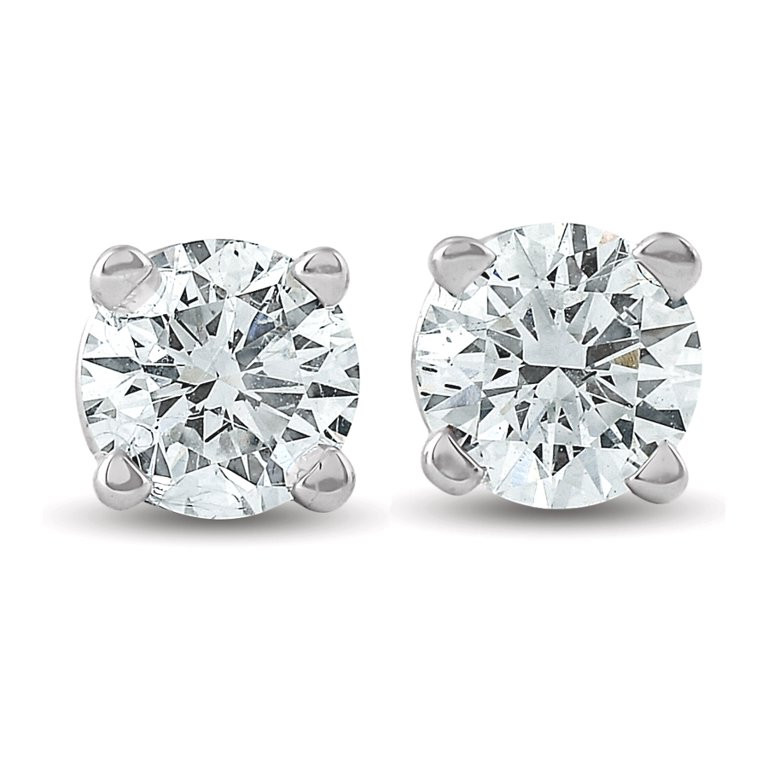 1/3 ctw 14k White Gold Diamond Stud Earrings | Walmart (US)