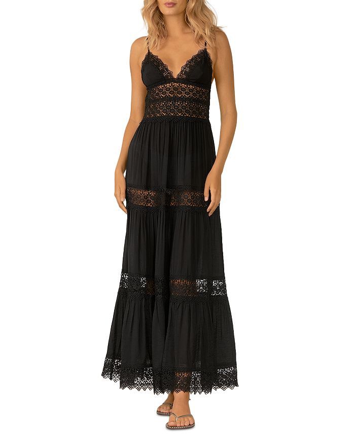 Lace Tiered Maxi Dress | Bloomingdale's (US)