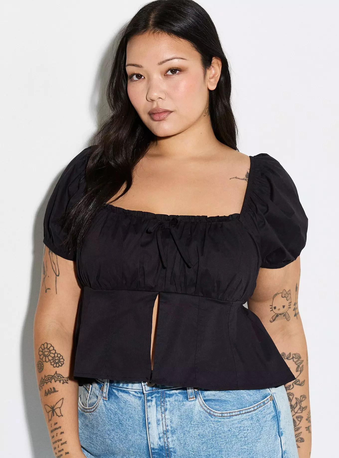 LoveSick Puff Sleeve Flyaway Top | Torrid (US & Canada)