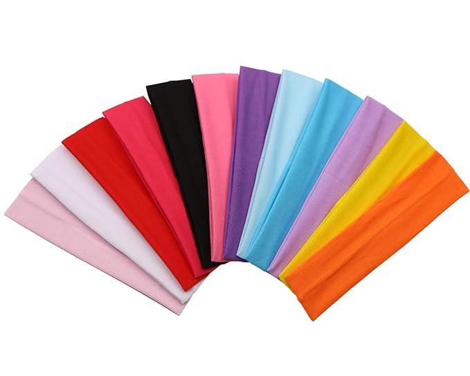 Zapire 12 Packs Headbands Women Hair Bands Stretchy Hairband Soft Head Wrap Beauty Elastic Headba... | Amazon (US)