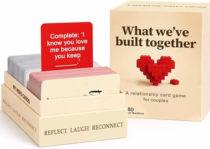 What We Have Built Together - Fun and Romantic Conversation Starter Cards, Games for Adults, Best... | Amazon (US)