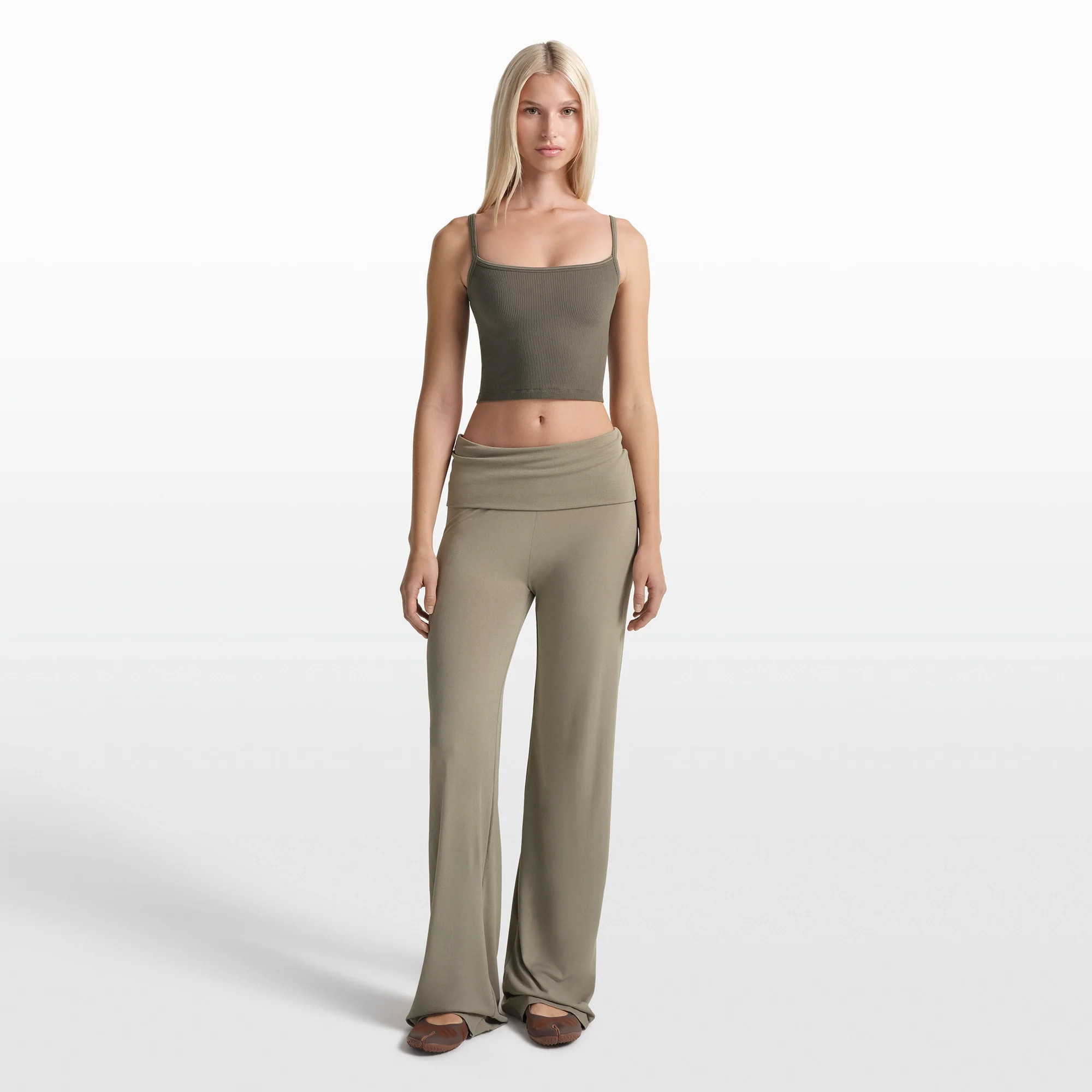 SKIMS Cami Top | Green | Small | NikeSKIMS Ribbed Seamless | SKIMS (US)