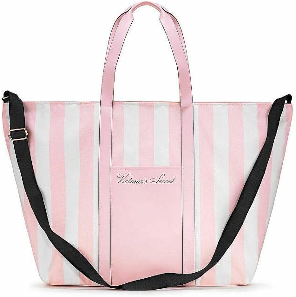 Victoria`s Secret Stripe Weekender Tote Bag | Amazon (US)