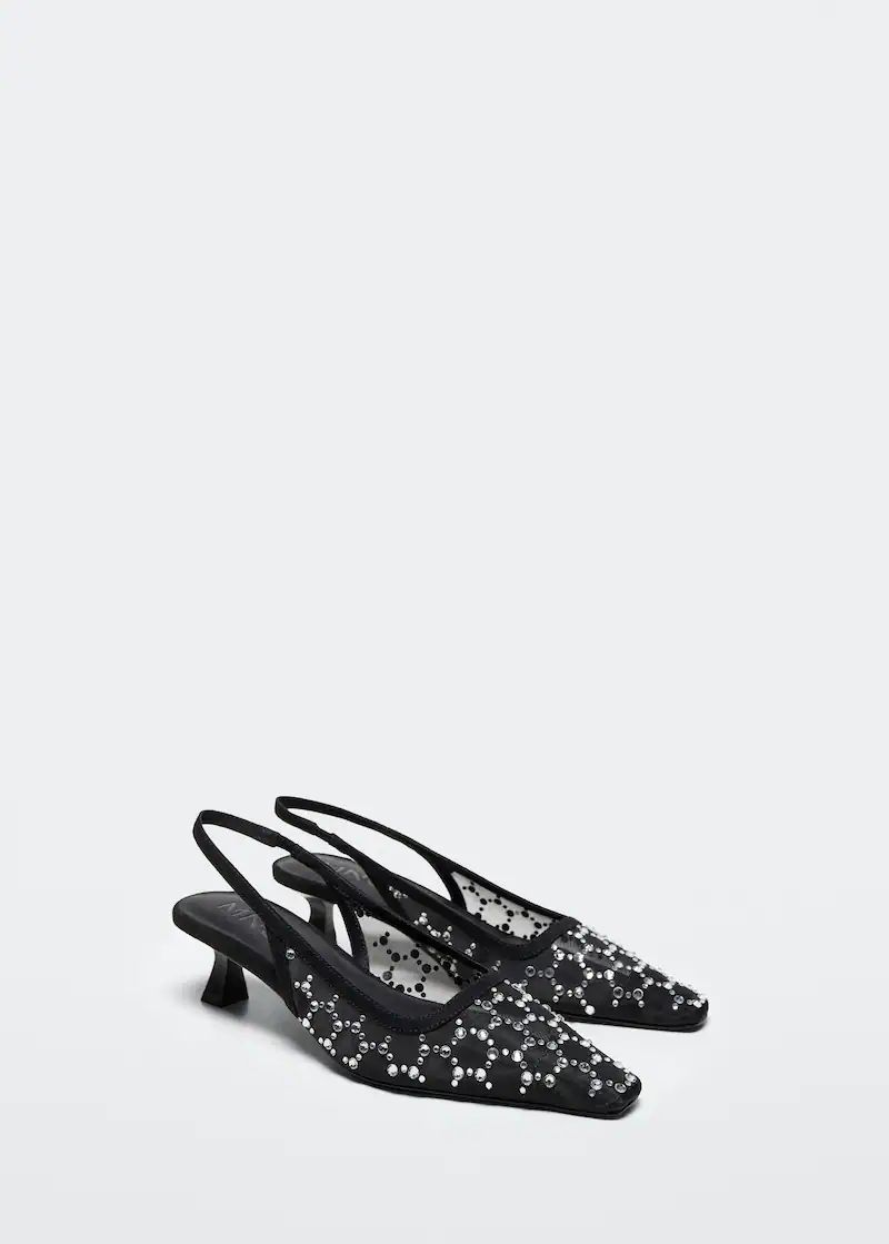 Glitter high-heeled shoes | MANGO (US)