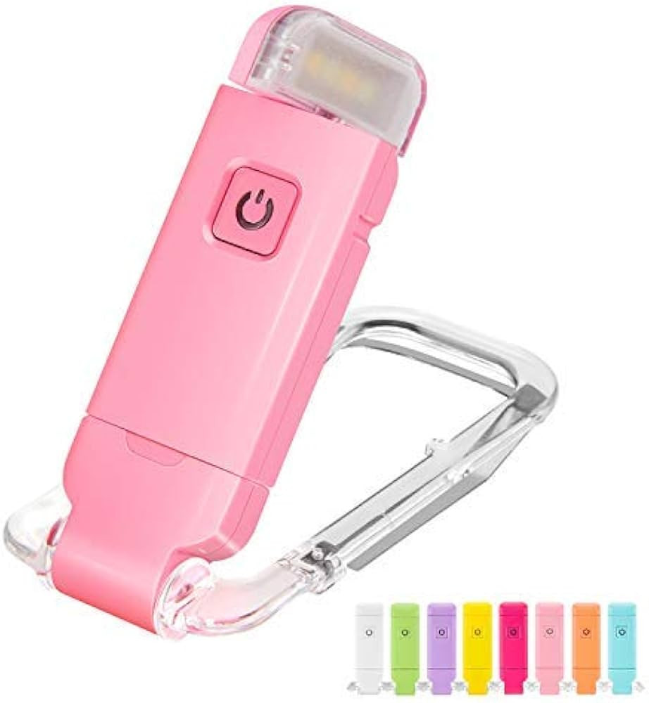 HONWELL Rechargeable Book Light, Clip On LED Reading Lights for Kids Reading in Bed, 3 Brightness... | Amazon (US)