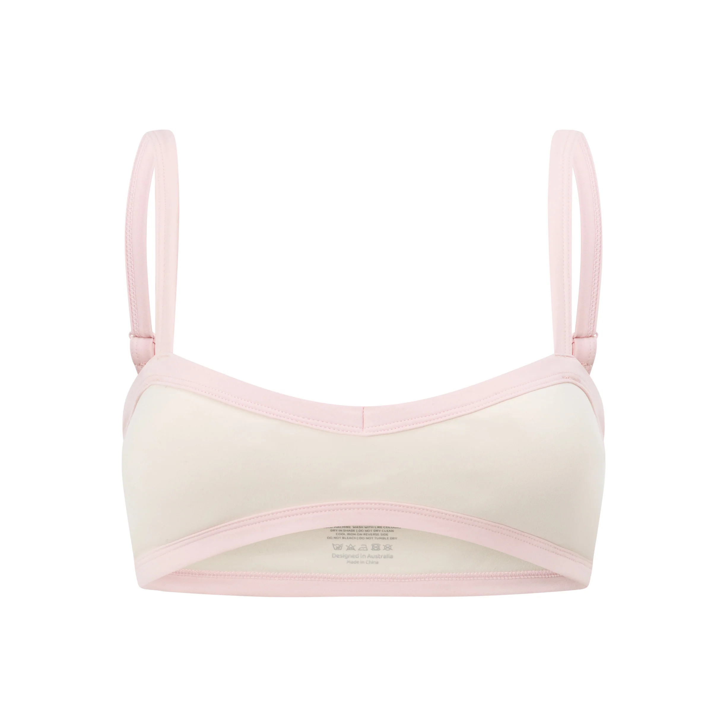 Pink/Cream Outline Crop | All for Mimi
