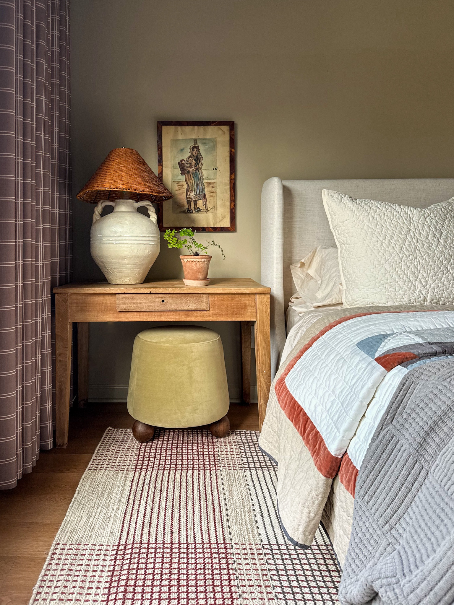 Plaid wool area rug - neutral autumn hues, soft underfoot, transitional modern style 20% off!

#LTKhome #LTKMostLoved #LTKSpringSale