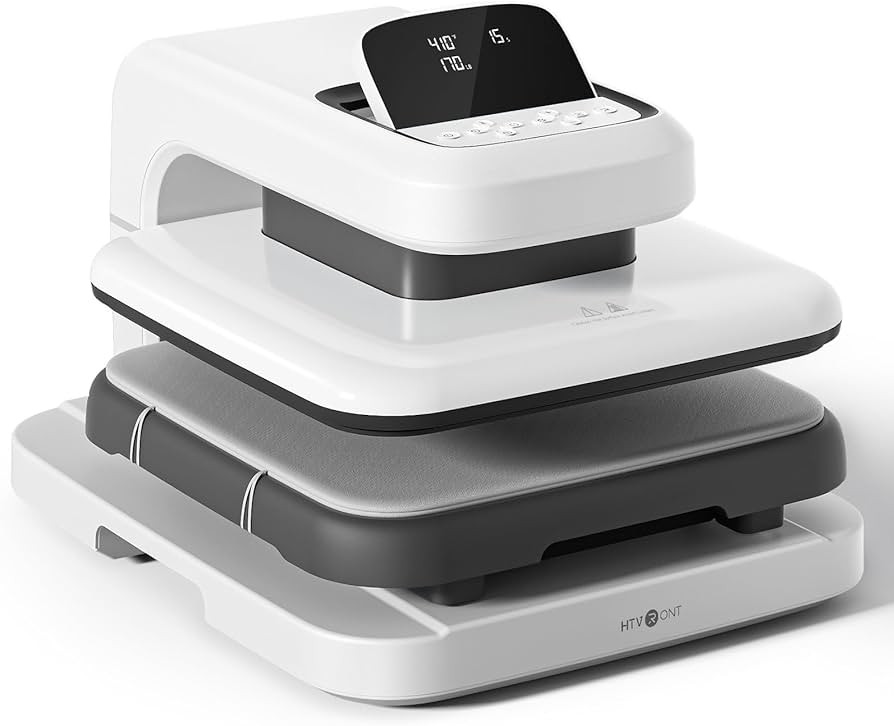 HTVRONT Auto Heat Press 2 - Heat Press Machine for T Shirts with Adjustable Pressure & Higher Hea... | Amazon (US)