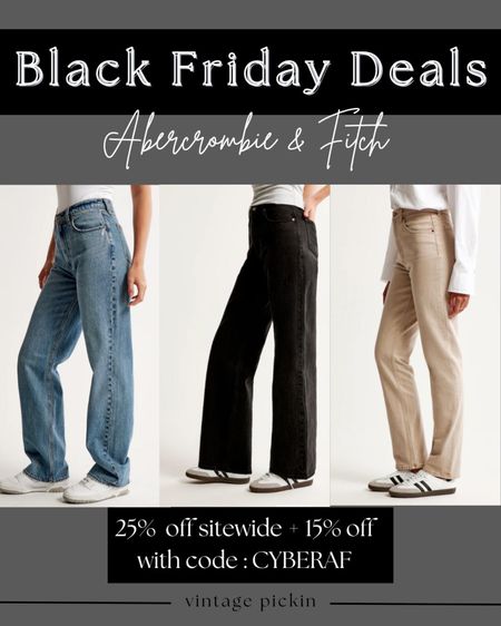 Abercrombie & fitch Black Friday deals! 

#LTKCyberWeek #LTKsalealert