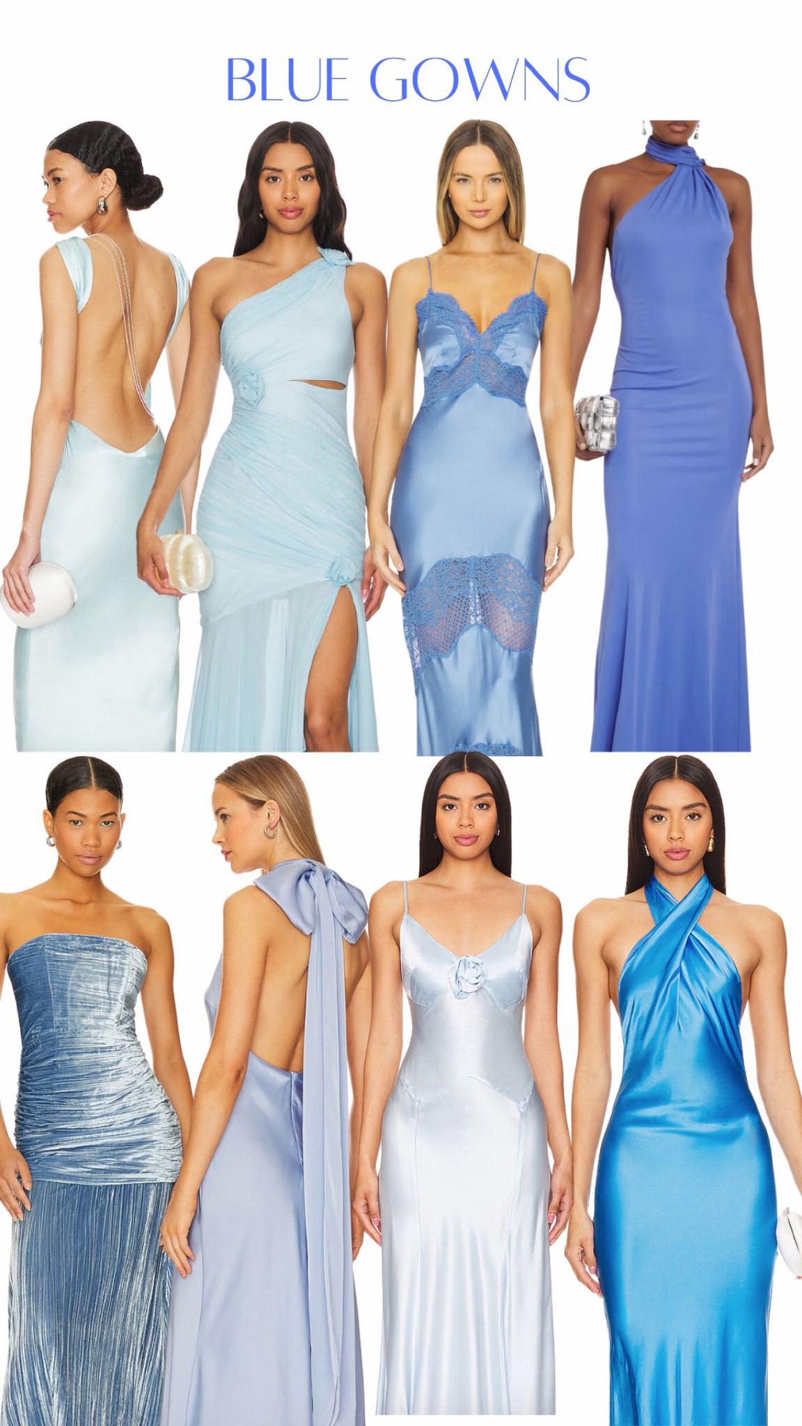 Blue gown inspo 🩵

#LTKParties #LTKWedding #LTKStyleTip