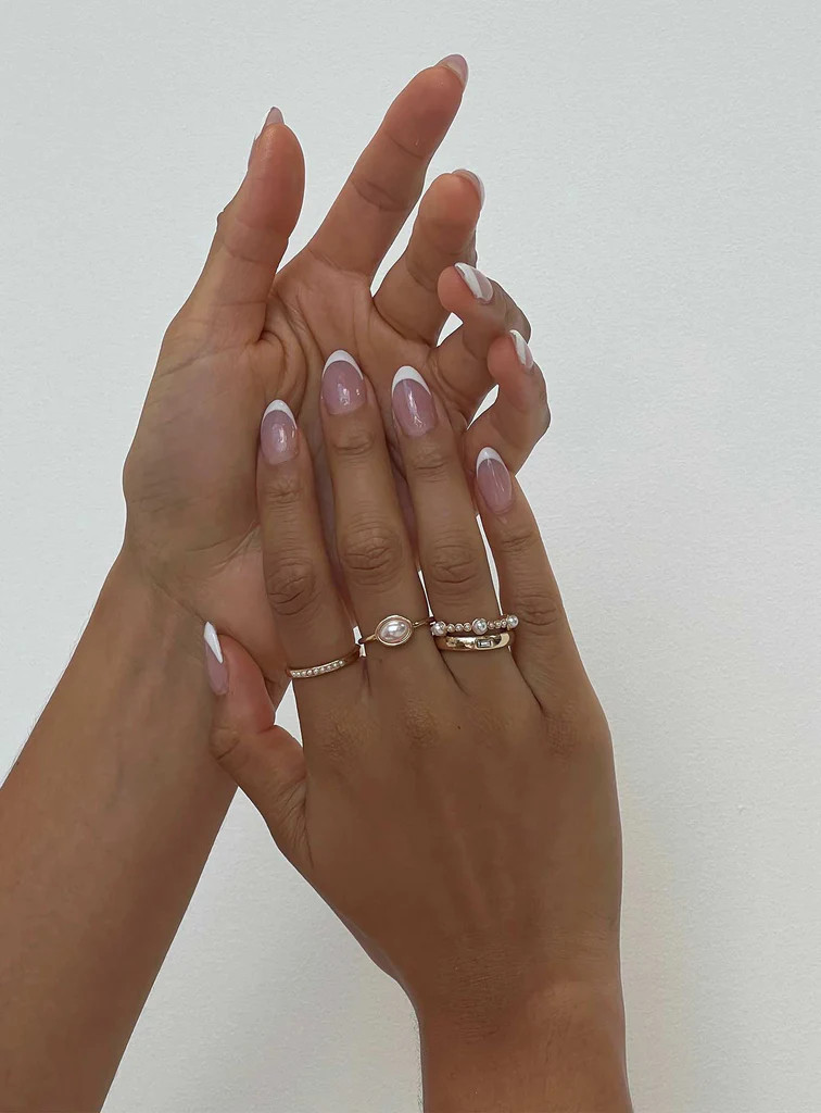 Edwina Ring Pack Gold | Princess Polly US