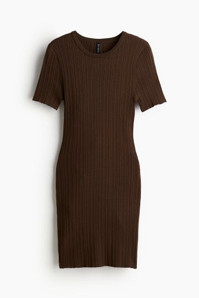 Rib-Knit Bodycon Dress | H&M (US + CA)