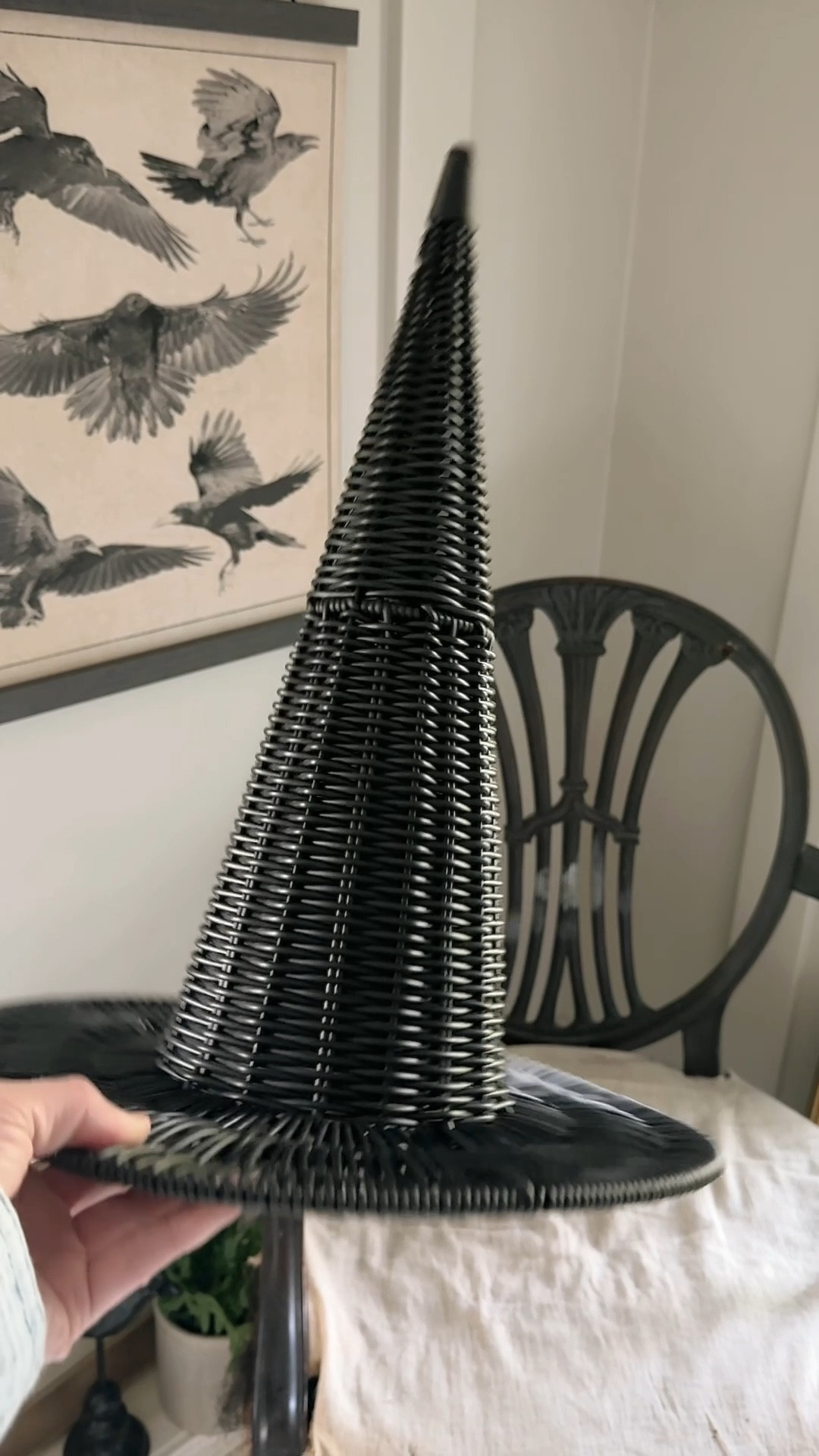 Cozy cottage farmhouse Halloween decor: the CUTEST wicker witch hats that come in black and brown 

#LTKSeasonal #LTKSaleAlert #LTKHome