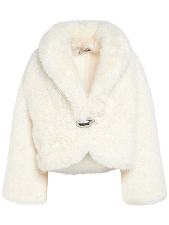 Faux fur short jacket | Luisaviaroma