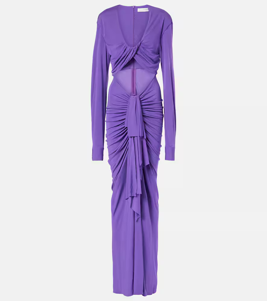 Christopher Esber Vivenda gathered jersey maxi dress | Mytheresa (DACH)