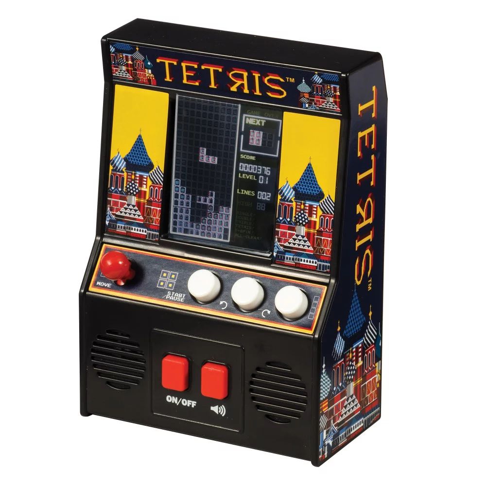 Arcade Classics - Handheld Tetris Mini Arcade Game (4 Color Screen) | Walmart (US)