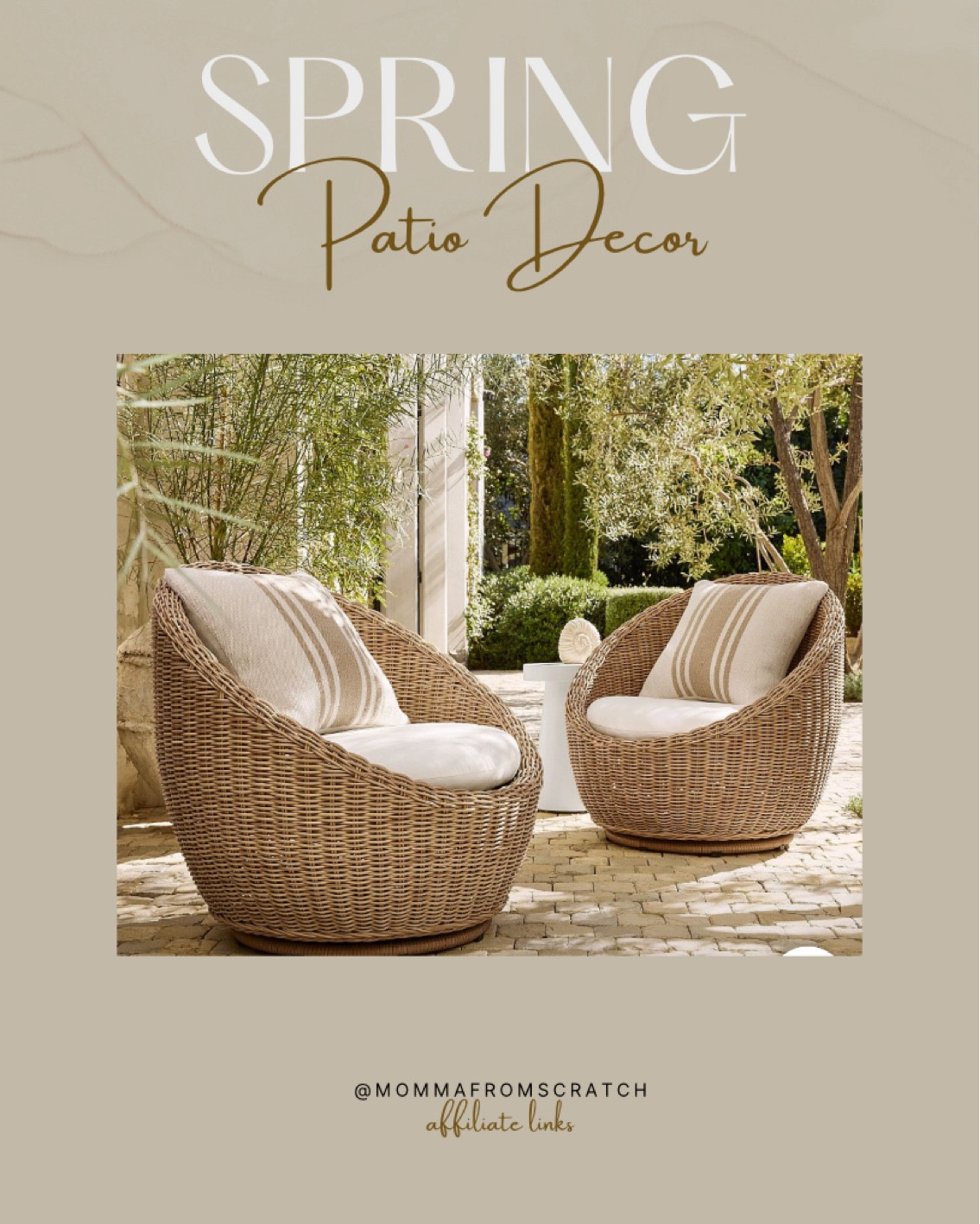 Patio swivel chairs

#LTKStyleTip #LTKSeasonal #LTKHome